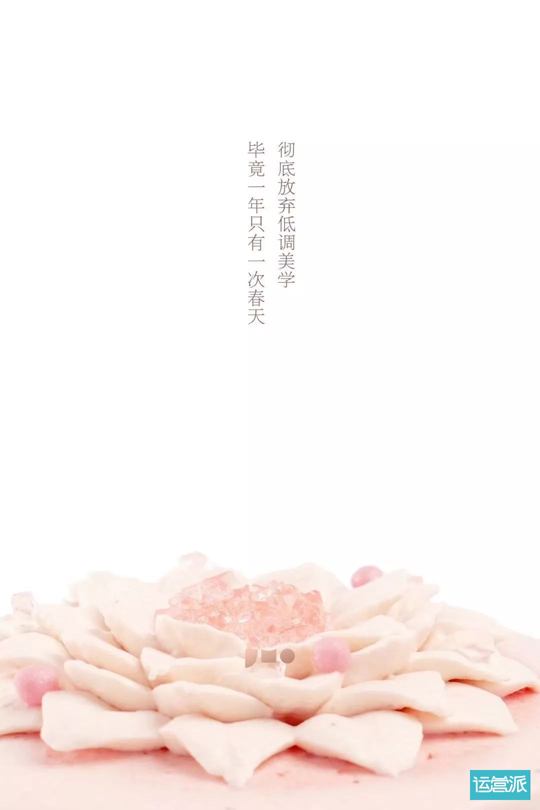 这款蛋糕的文案，比情诗更多一点食欲和治愈