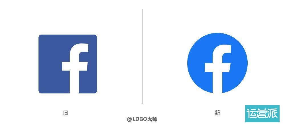 Facebook换新LOGO，“方脸”变“圆脸”！
