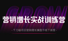 线下课程丨如何提升增长能力，成为更有价值的增长官？