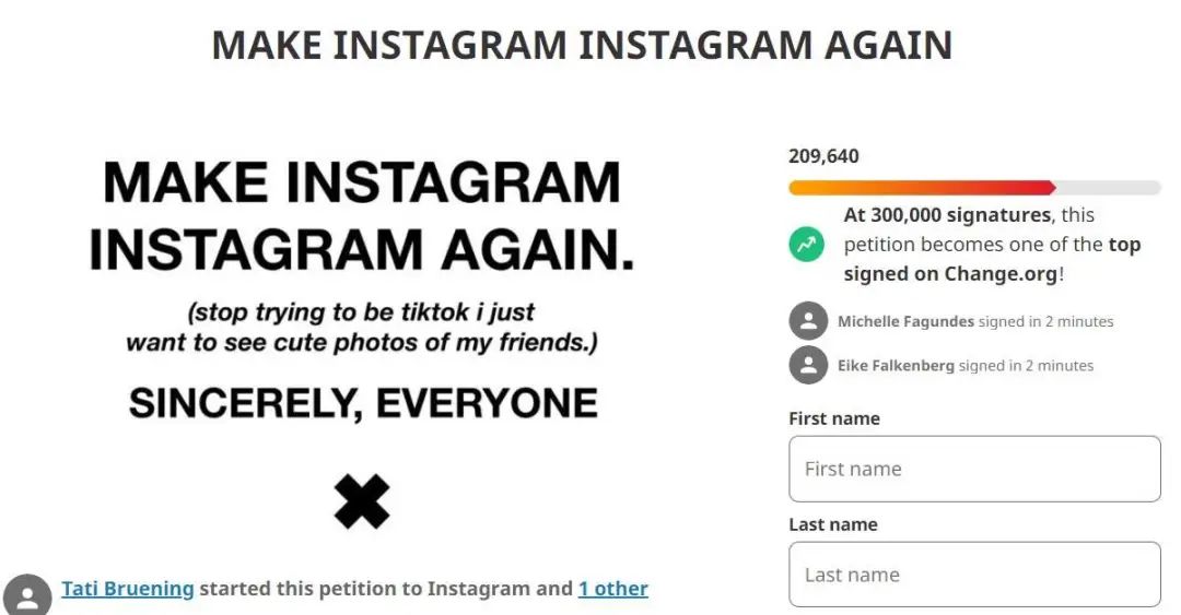 Instagram 用户拒绝「抖音化」，顶流网红卡戴珊也忍不住了